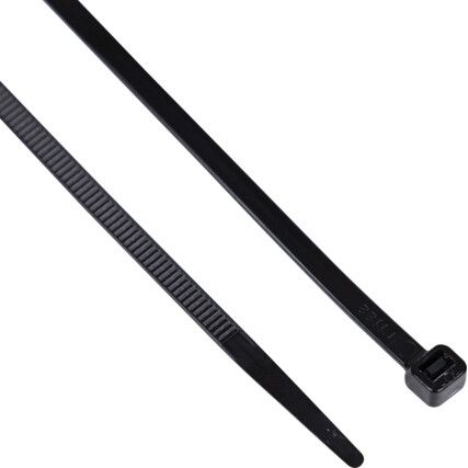 Cable Ties, Black, 4.8x370mm (Pk-100)