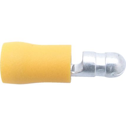 5.00mm YELLOW MALE BULLET (PK-100)