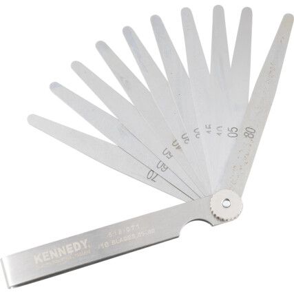 4" 10 BLADE METRIC FEELER GAUGE