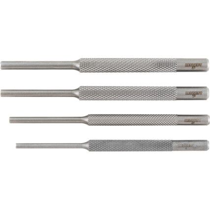 Steel, Punch Set, Point 4.0mm/4.8mm/5.5mm/6.4mm, 150mm