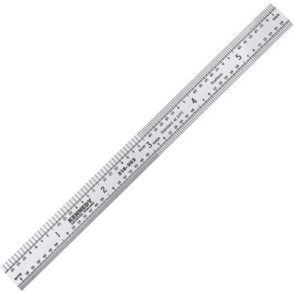 150mm/6" FLEXIBLE RUSTLES S RULE SQUARE END