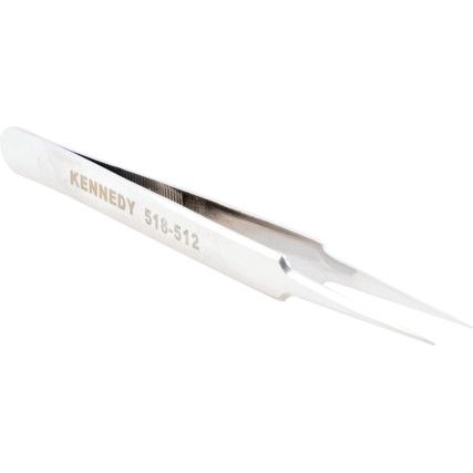 115mm, Needle Nose Tweezers, Stainless Steel