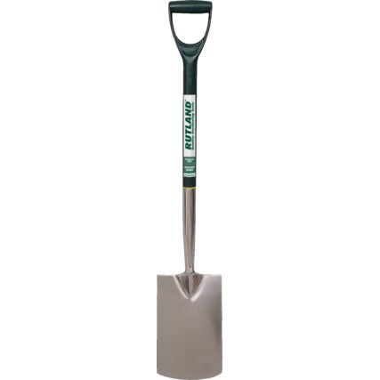 Digging Spade, 1000mm Overall Length, YD Handle, Stainless Steel Blade