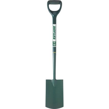 Digging Spade, 1080mm Overall Length, D-Grip Handle, Carbon Steel Blade