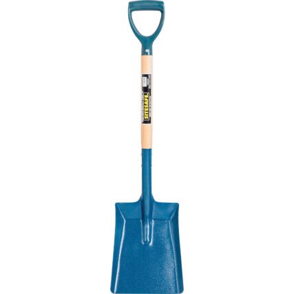 Square Mouth Shovel, 980mm Overall Length, YD Handle, Carbon Steel Blade