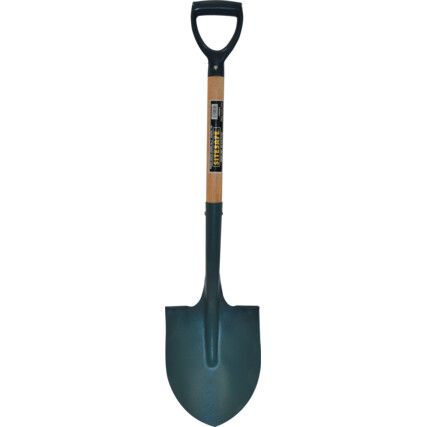 Round Mouth Shovel, 1000mm Overall Length, YD Handle, Carbon Manganese Steel Blade