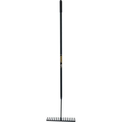 Rake, 406mm Head Width, Steel Tine Material, 16 Tines