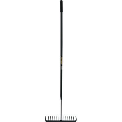 Rake, 406mm Head Width, Steel Tine Material, 16 Tines