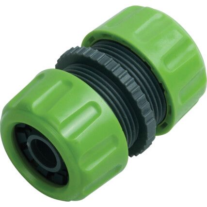 Hose Joiner, 1/2in, Plastic Material, Green, Individual