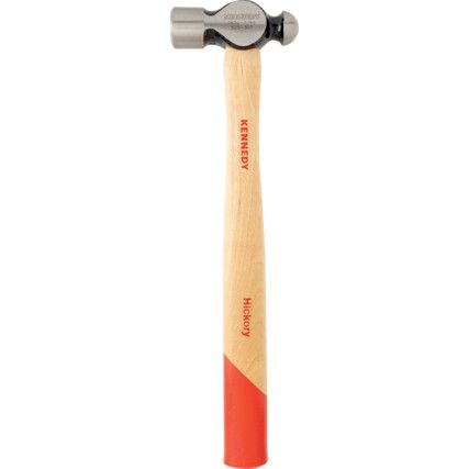 Ball Pein Hammer, 3/4lb, Hickory Shaft, Polished Face