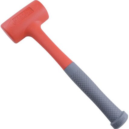 Dead Blow Hammer, 38oz., Steel Shaft, High Impact