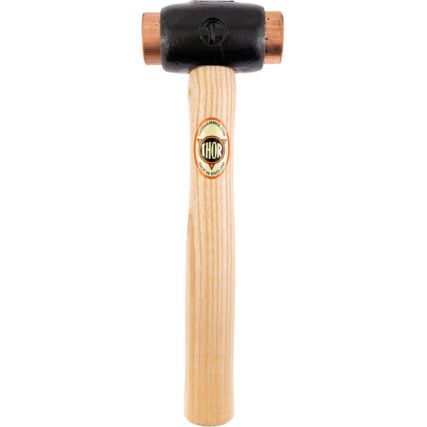 Copper Hammer, 830g, Wood Shaft, Replaceable Head