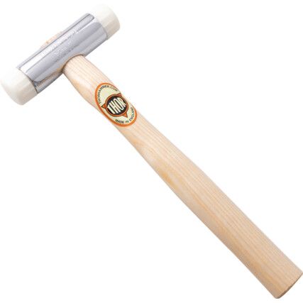 Nylon Hammer, 250g, Wood Shaft, Replaceable Head