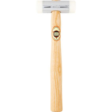 Nylon Hammer, 385g, Wood Shaft, Replaceable Head