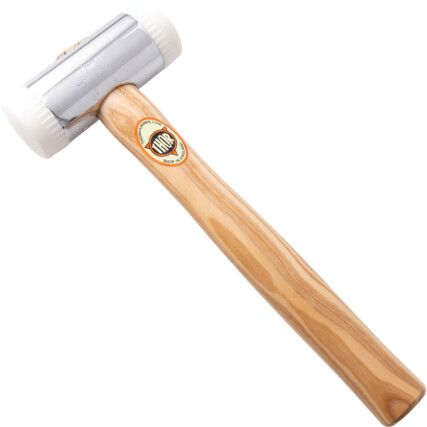 Nylon Hammer, 760g, Wood Shaft, Replaceable Head