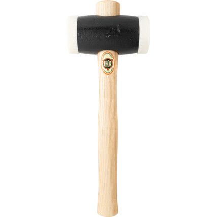 Nylon Hammer, 2200g, Wood Shaft, Replaceable Head