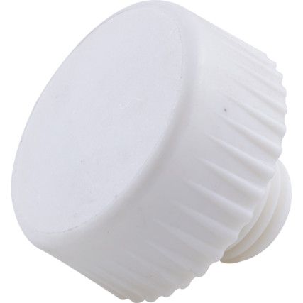 44mm Nylon Hammer Face, Hard, White