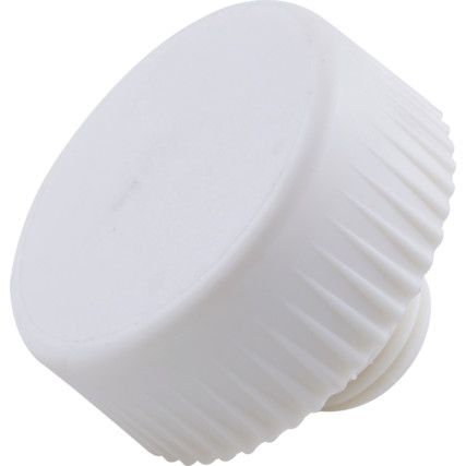 50mm Nylon Hammer Face, Hard, White