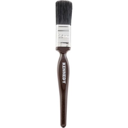 1in., Flat, Natural Bristle, Paint Brush, Handle Plastic