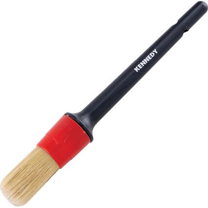 10/32in., Round, Synthetic Bristle, Sash Brush, Handle Plastic