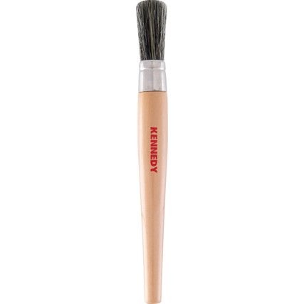 7/32in., Round, Natural Bristle, Sash Brush, Handle Wood