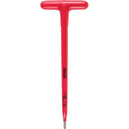 Hex Key, Insulated T-Handle, Hex, Metric, 5mm