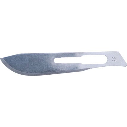 No.22 Carbon Steel Surgical Blade (Pk-100)