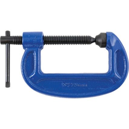 3in./75mm Heavy Duty G-Clamp, Steel Jaw, T-Bar Handle