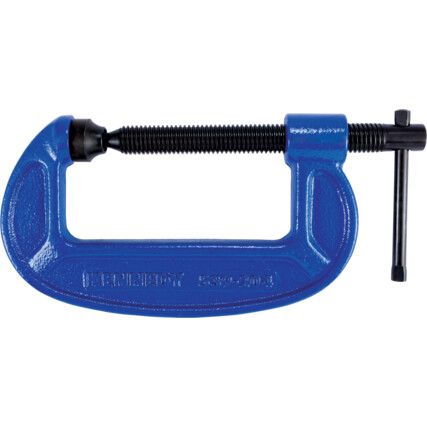 4in./100mm Heavy Duty G-Clamp, Steel Jaw, T-Bar Handle