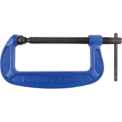 8in./200mm Heavy Duty G-Clamp, Steel Jaw, T-Bar Handle