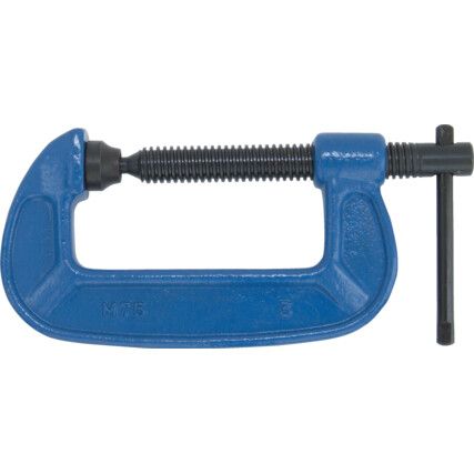 8in./200mm Heavy Duty G-Clamp, Steel Jaw, T-Bar Handle