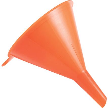 Funnel, 100mm, Polyethylene, Straight Rigid Spout