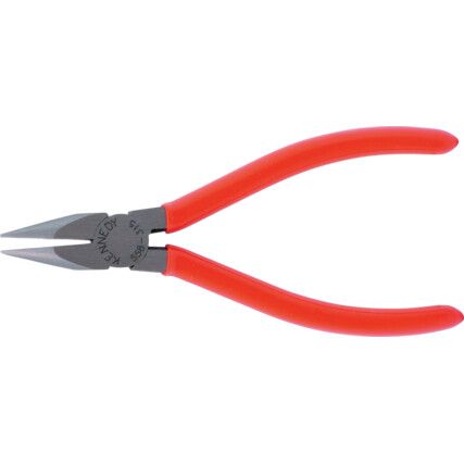 Needle Nose Pliers, Smooth, Steel, 125mm