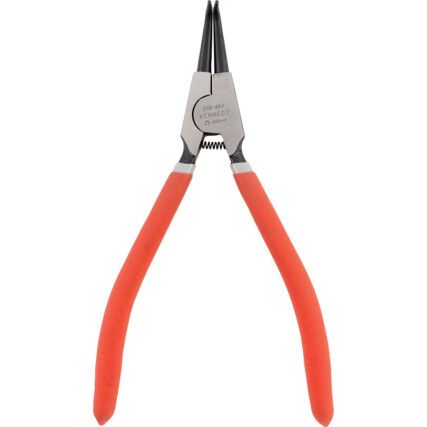 Circlip Pliers, Bent Nose, External, Carbon Steel, 250mm