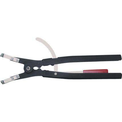 Circlip Pliers, Bent Nose, External, High Carbon Steel, 510mm