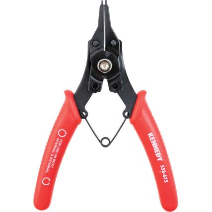 8-in-1 Circlip Pliers, Smooth, Steel, 160mm