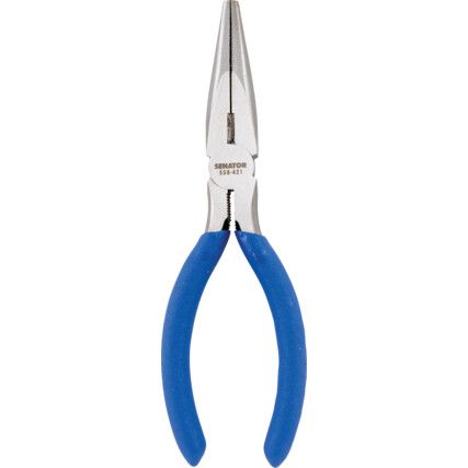 Needle Nose Pliers, Heavy-Duty,  Serrated, Steel, 150mm