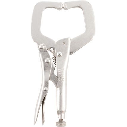 0-60mm Locking C-Clamp, Steel Jaw, Ergonomic Handle