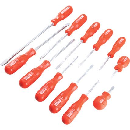 Hi-Grip, Flared/Phillips/Pozi, Screwdriver Set, Set of 12