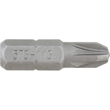 Screwdriver Bit, PZ0, Pozi, 1/4" Hex