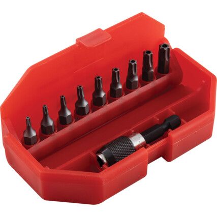 10 Piece Tamperproof Torx Screwdriver Bit Set