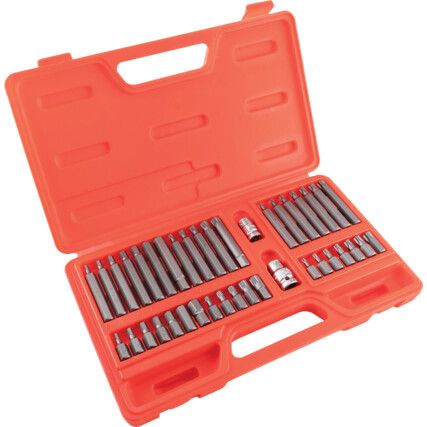 40 Piece Hexagon/Spline/Torx Screwdriver Bit Set