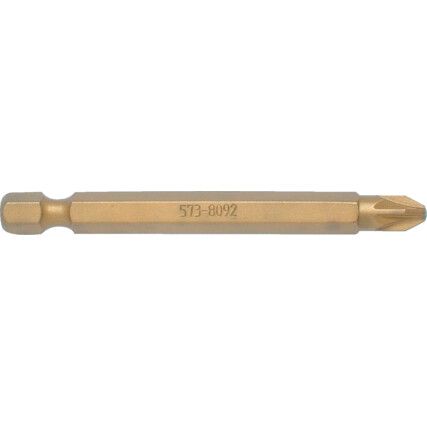 Screwdriver Bit, PZ2, Pozi, 1/4" Hex