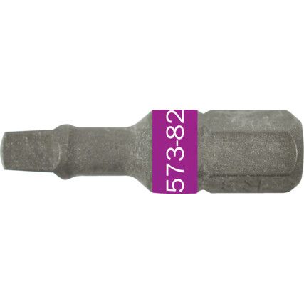 Screwdriver Bit, No.1, Square, 1/4" Hex