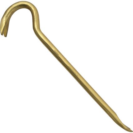 400mm Non Sparking Wrecking Bar, Aluminium Bronze, 19mm Width