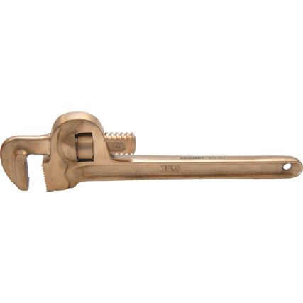 50mm, Leader Pattern, Non-Sparking Pipe Wrench, 350mm