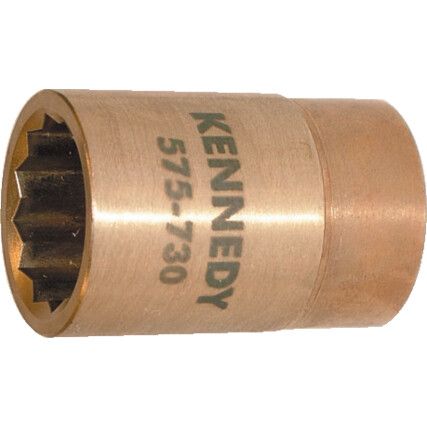 1/2in. Drive,  Non-Sparking Socket, 10mm,  Metric