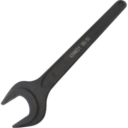 Metric Open Ended Spanner, Single End, Vanadium Steel, 55mm