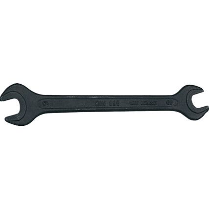 Metric Open Ended Spanner, Double End, Vanadium Steel, 6mm x 7mm