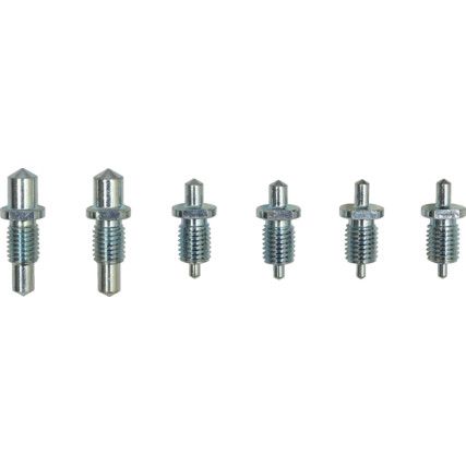 Single End, Spanner Pins, 8mm, Metric